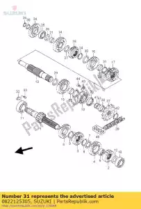 suzuki 0822125305 máquina de lavar - Lado inferior