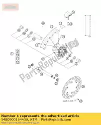 Qui puoi ordinare fronte w. Cpl. 1,6x21 'excel 06 da KTM , con numero parte 5480900164430: