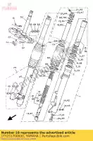 1TY231700000, Yamaha, cylinder, frt.fork yamaha it 200, New