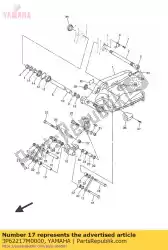 Here you can order the arm 1 from Yamaha, with part number 3P62217M0000: