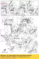 1WDXF11X10P0, Yamaha, Deksel 8 yamaha  yzf r 300 2015 2016 2017 2018, Nieuw