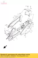 5XLF172100PC, Yamaha, cubierta, lado 2 yamaha yp 125 180 2006, Nuevo