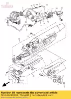 5EL146240000, Yamaha, os?ona, wydech yamaha xvs 1100 1999 2000 2001 2002 2003 2005 2006, Nowy