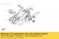 80110MCJ000, Honda, deksel, pgmfi-eenheid honda cbr 900 2000 2001, Nieuw