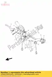 Qui puoi ordinare interruttore assy da Yamaha , con numero parte 1P68259E0200: