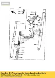 Ici, vous pouvez commander le écrou, 8m / m commun auprès de Kawasaki , avec le numéro de pièce 317AA0800: