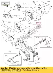 Ici, vous pouvez commander le socket-assy, ?? Rh auprès de Kawasaki , avec le numéro de pièce 230080168: