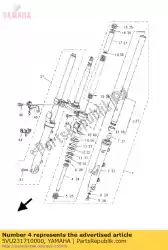 Ici, vous pouvez commander le piston, fourche avant auprès de Yamaha , avec le numéro de pièce 5VU231710000: