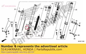 honda 51414KRNA91 krzak, przewodnik - Dół