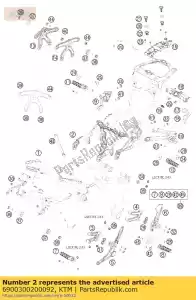 ktm 6900300200092 subframe platina 08 - Onderkant