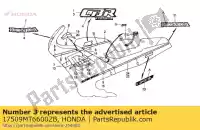 17509MT6600ZB, Honda, nessuna descrizione disponibile al momento honda cbr 600 1989 1990, Nuovo