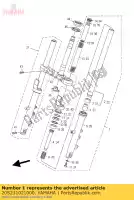 20S231021000, Yamaha, conjunto de horquilla delantera (izq.) yamaha xj 600 2009 2010, Nuevo