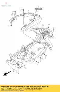 suzuki 6331140H00 estensione posteriore - Il fondo