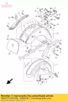 5BN21570V000, Yamaha, graphic set, front fender yamaha xvs xvsa dragstar classic 650, New