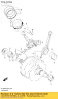 1222840H000B0, Suzuki, rolamento, manivela t suzuki  vl vz 1500 2009 2010 2015 2016 2017 2018 2019, Novo