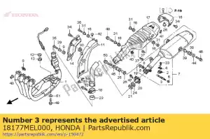 Honda 18177MEL000 wa?ek, przepustnica - Dół