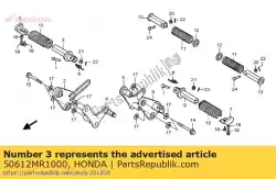 Aquí puede pedir barra de comp., r. Paso de Honda , con el número de pieza 50612MR1000: