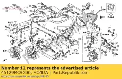 Qui puoi ordinare pipe comp. C, fr. Freno da Honda , con numero parte 45129MCSG00: