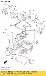 Here you can order the clamp,intake pi from Suzuki, with part number 1317022H00: