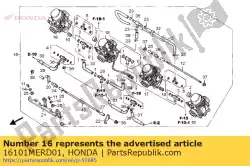 Aqui você pode pedir o carburador assy. 1 em Honda , com o número da peça 16101MERD01: