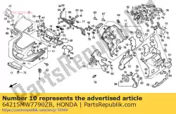 Aqui você pode pedir o nenhuma descrição disponível no momento em Honda , com o número da peça 64215MW7790ZB: