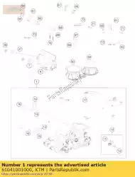 Qui puoi ordinare corpo farfallato cpl. 05 da KTM , con numero parte 61041001000: