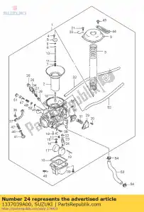 suzuki 1337039A00 conjunto de válvula, necessidade - Lado inferior