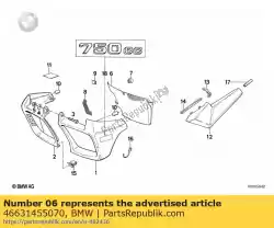 Ici, vous pouvez commander le la grille auprès de BMW , avec le numéro de pièce 46631455070: