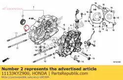 Aqui você pode pedir o jato de óleo 1,0 mm em Honda , com o número da peça 11133KYZ900: