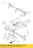 2523110F01, Suzuki, fourche, changement de vitesse suzuki c vl 1500 1998 1999 2000 2001 2002 2003 2004 2005 2006 2007 2008 2009, Nouveau