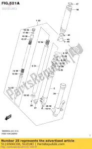 suzuki 5119506C00 pezzo, blocco dell'olio - Il fondo