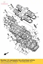 Tutaj możesz zamówić skrzynka na krzywk? Od Yamaha , z numerem części 1AA1115A0100: