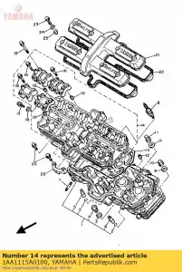 yamaha 1AA1115A0100 skrzynka na krzywk? - Dół