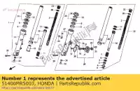 51400MR5003, Honda, Garfo assy, ??r fr honda pc pacific coast  pc800 800 , Novo