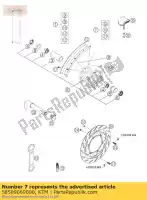 58509069000, KTM, spokes cpl. rally 2001 ktm rally rallye 450 660 2002 2003 2004 2005 2006 2007, Novo