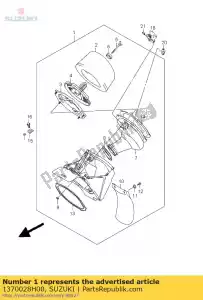 suzuki 1370028H00 assy plus propre, ai - La partie au fond