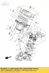 koppeling, carburateur 1 van Yamaha, met onderdeel nummer 23P135860000, bestel je hier online: