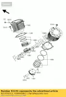 921530313, Kawasaki, parafuso, 8x25 kawasaki vn classic h  a g vulcan lt j limited d e f vn2000 2000 , Novo