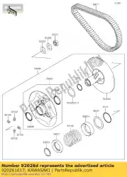 Qui puoi ordinare distanziatore, t = 0,8 kvf650-a1 da Kawasaki , con numero parte 920261617: