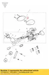 Aquí puede pedir bulbo de Triumph , con el número de pieza T2700432: