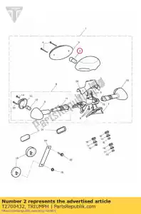 triumph T2700432 bulbo - Lado inferior