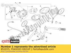 Aqui você pode pedir o painel completo em Piaggio Group , com o número da peça 852055: