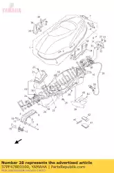 Ici, vous pouvez commander le câble, serrure de siège auprès de Yamaha , avec le numéro de pièce 37PF478E0100: