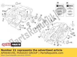 Aprilia AP0640190, Czujnik, OEM: Aprilia AP0640190