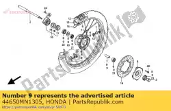 Here you can order the wheel set,fr from Honda, with part number 44650MN1305: