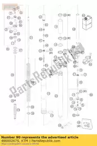 ktm 48600267S adaptor adjust.knob nat.+bush - Bottom side