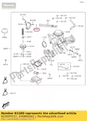 Aquí puede pedir lavadora de Kawasaki , con el número de pieza 92200Y037: