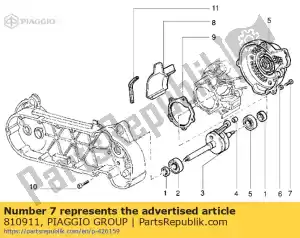 Piaggio Group 810911 screw - Bottom side