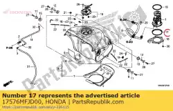 Aqui você pode pedir o selo, externo em Honda , com o número da peça 17576MFJD00:
