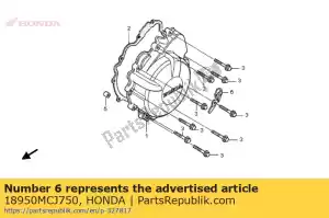 Honda 18950MCJ750 morsetto, cavo - Il fondo